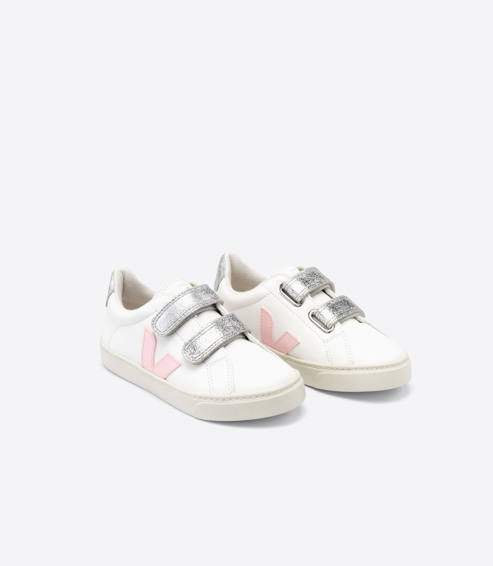 Veja Trainers Kids White - Esplar Velcro Chromefree - NCRH-63571